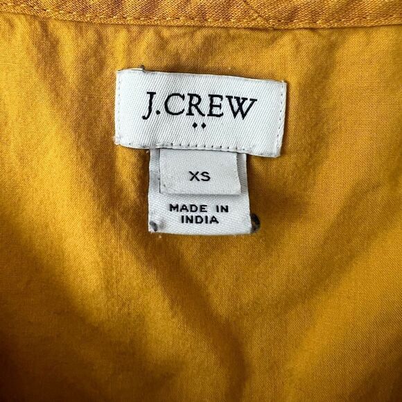 J. Crew Embroidered Tie-Neck Linen/Cotton Top - Picture 3 of 8